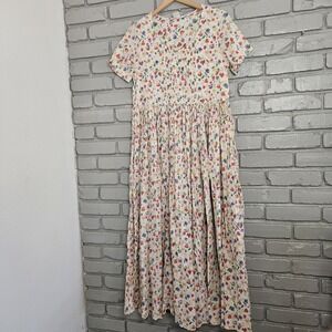 Vintage OILILY Dress 38 US 6 Floral Midi Boho Cottagecore 90s Dutch